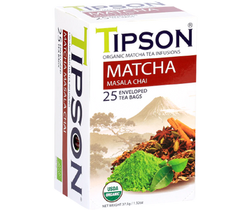 Té Matcha Masala Chai Tipson 25 Bolsas