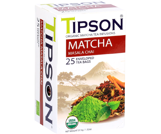 Té Matcha Masala Chai Tipson 25 Bolsas