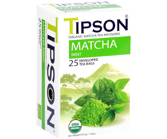 Té Matcha Menta Tipson 25 Bolsas