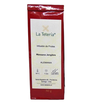 Infusión Manzana Jengibre La Tetería 50 grs