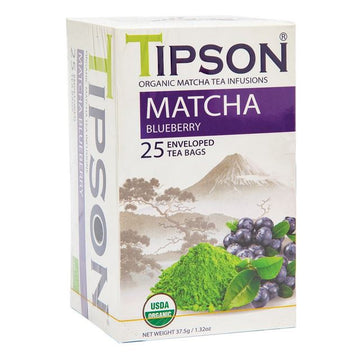Té matcha Tipson blueberry 25 bolsitas