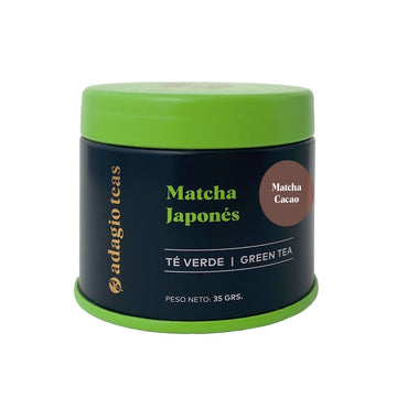 Te Verde Matcha Japonés Cacao Adagio 35 grs.