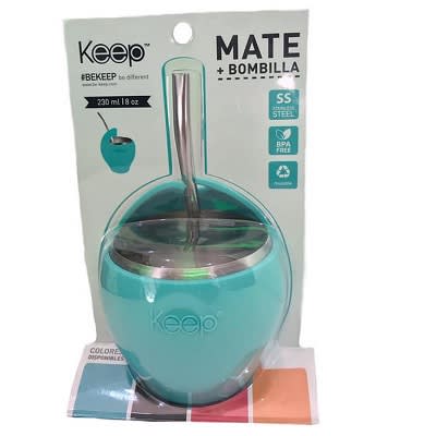 Mate con bombilla keep 230 ml