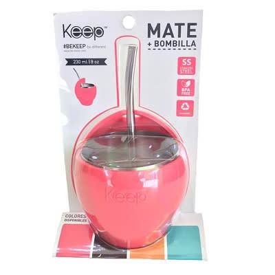 Mate con bombilla keep 230 ml