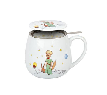 Tazón El Principito con tapa y filtro de diseño Secreto