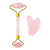 Set Rodillo Facial + Piedra Gua Sha de Cuarzo Rosa