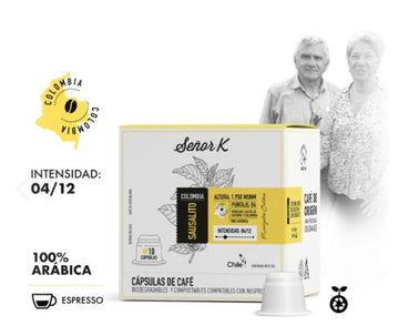 Cápsulas de Café Señor K Sausalito Colombia