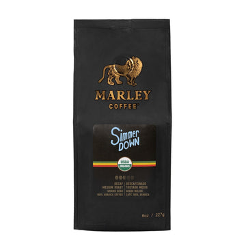 Café Grano Molido Descafeinado Simmer Down Marley Coffee 227 grs